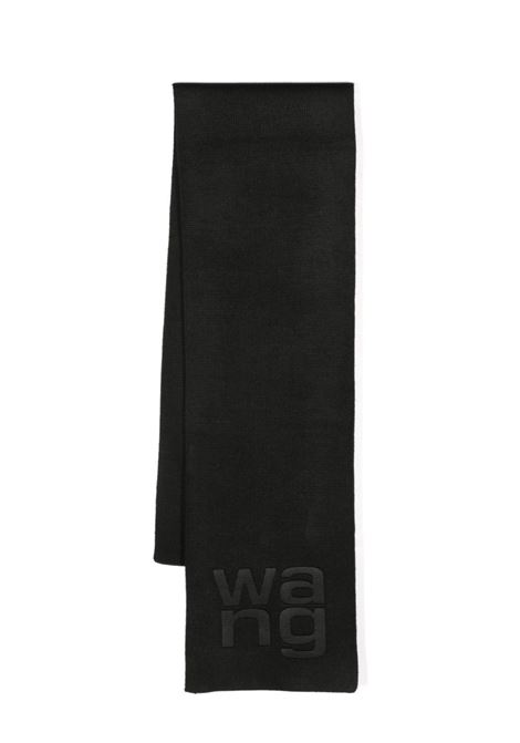 Sciarpa con logo goffrato in nero - donna ALEXANDER WANG | 4KC4239058001